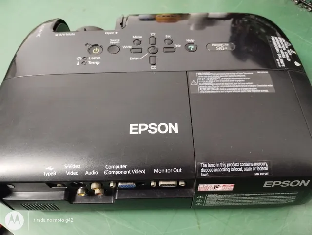 Projetor epson s6 powerlite