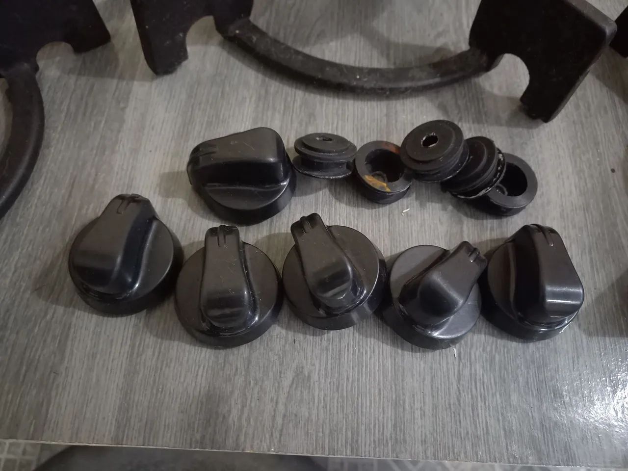 Conjunto de botões fogão