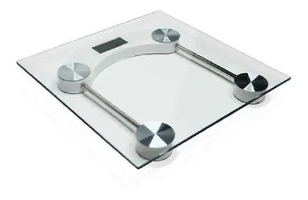 Balança Digital Corporal Vidro Temperado quadrada até 180kg - Foto 3