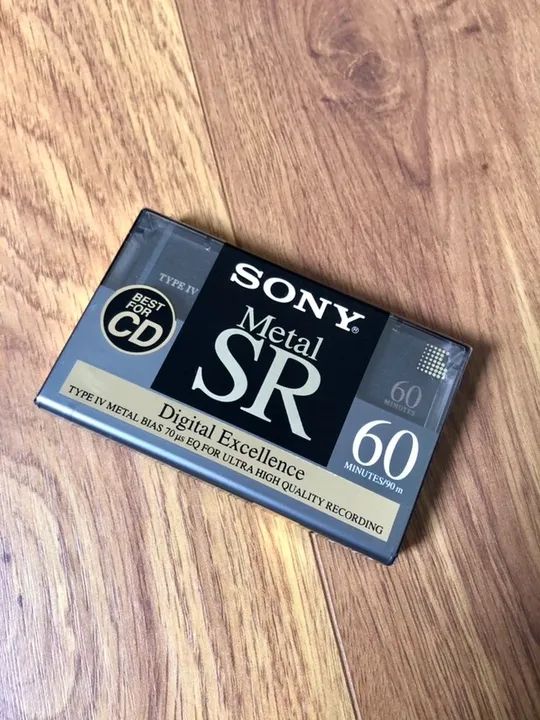 Fita Cassete Sony Metal SR 60 - Nova Lacrada - Foto 2