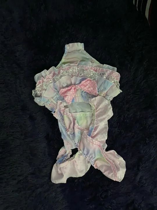 Body tie dye veste de 8 meses a 1 ano e meio - Foto 2