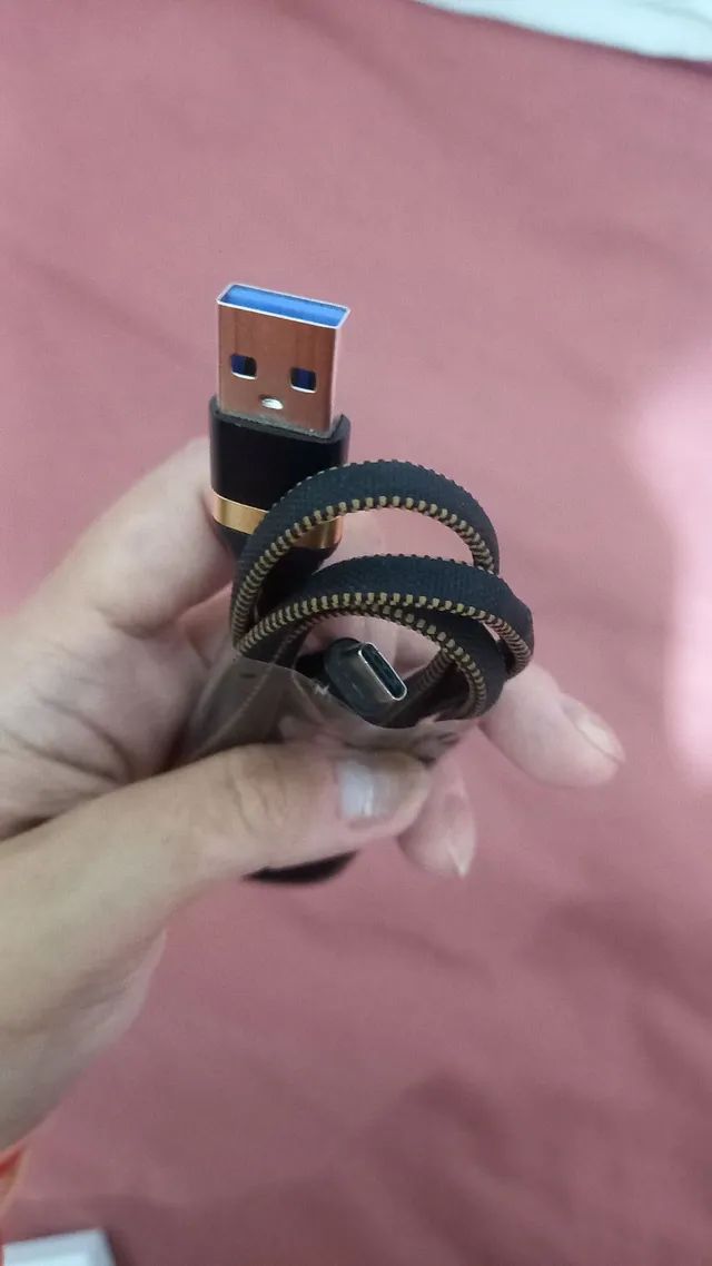 Cabo USB Samsung A31 entrada Tipo C 10,00  - Foto 3
