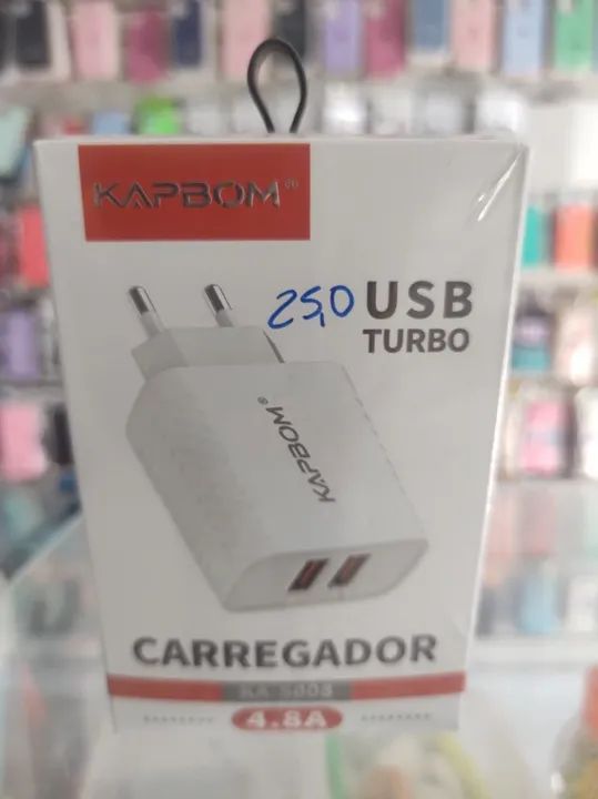 Fonte Carregador usb Turbo 4.8a  - Foto 3