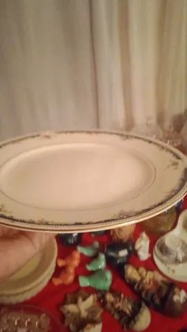 Prato raso decorativo para mesa ou parede porcelana linda - Foto 2