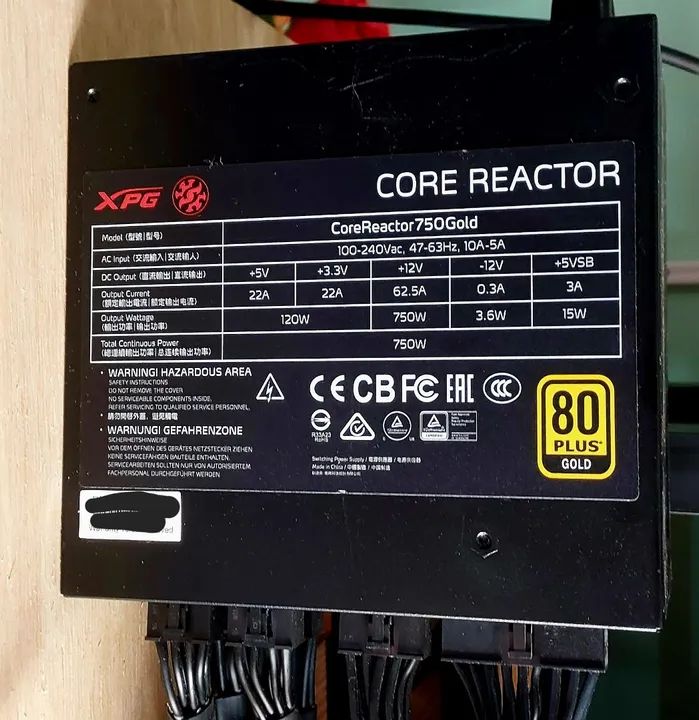 Fonte XPG CoreReactor 750W Gold - Foto 4