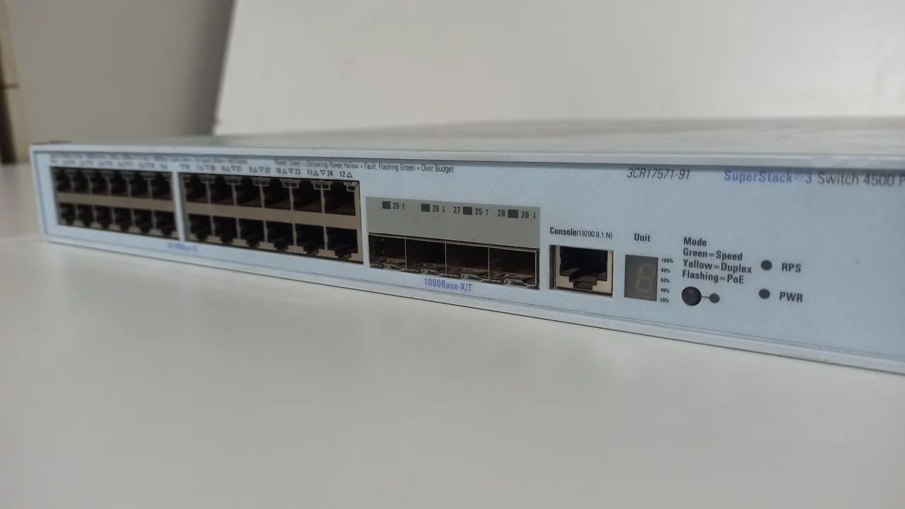 Switch de Rede 3com 24 Portas Gigabit - Foto 2