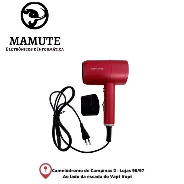 Mini Secador De Cabelo Tomate C/ 2 Vel.  220v 1800w - Tomate Mse-2700b