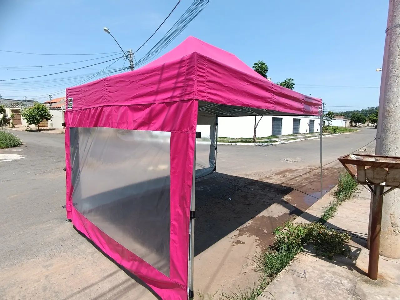 Tenda 4,5x3 com 3 laterais cristais  só 1850 - Foto 6