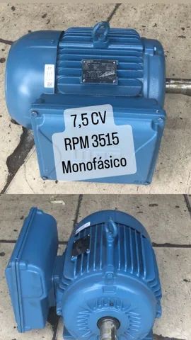 motor monofasico 7,5 cv