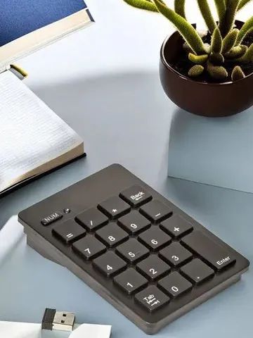 Teclado Numérico Sem Fio USB Wireless 20 Teclas - Foto 4