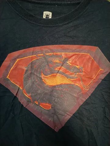 Camisa Logo Mortal Kombat - P - Foto 2
