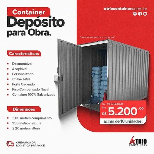 Container pra obra 