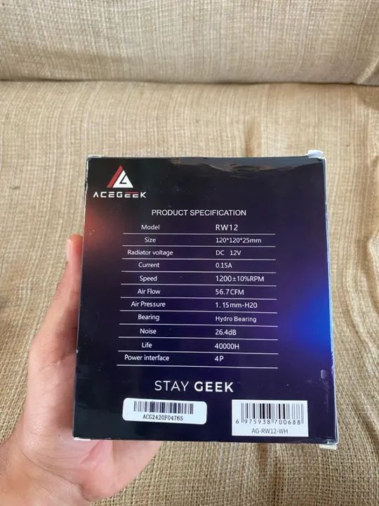 Cooler ACEGEEK RW12-RGB - Foto 4