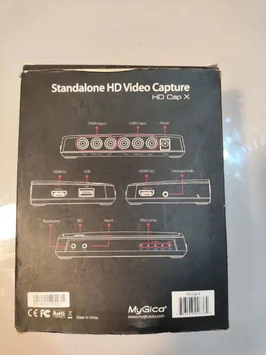 Gravador De Vídeo Alta Definição Hd 1080p Usb Game Captura Mygica - Foto 5