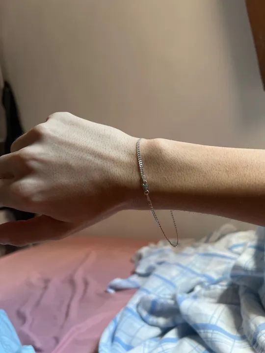 Pulseira de Prata Fina - Foto 2