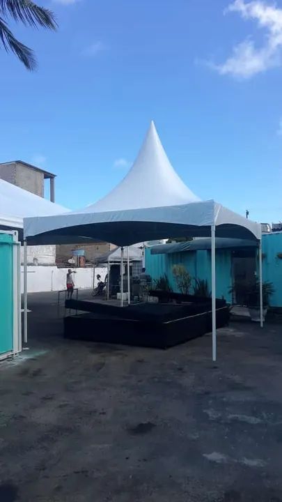 Toldo 5x5 Chapéu de Bruxa - Foto 4