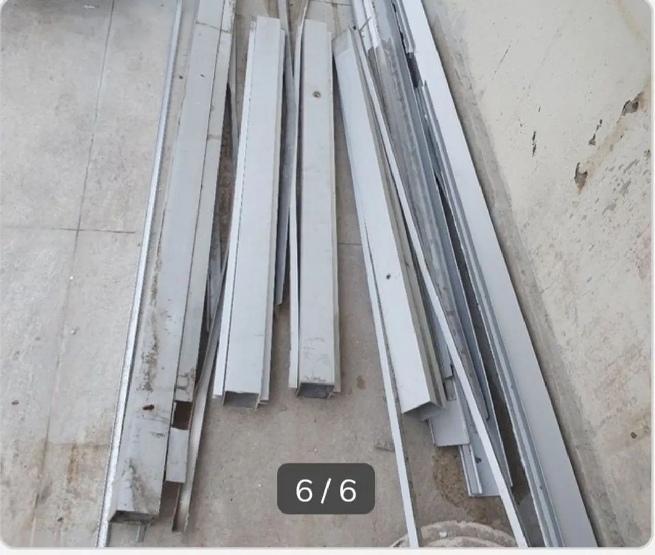 Barras de alumínio pra guarda corpo de vidros temperado  - Foto 2