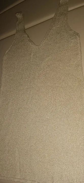 Blusa feminina lurex dourado  - Foto 4