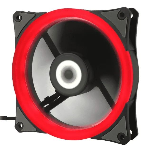 PRONTA ENTREGA | Cooler Fan PC 120mm LED Vermelho Gamemax Ringforce - Foto 3