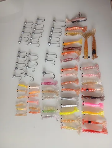 Aofa 12cm/15g Soft Fishing Lures for Bass Jig Head Fishing Soft