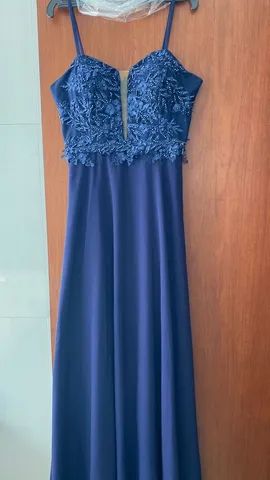 Vestido azul de formatura  - Foto 3