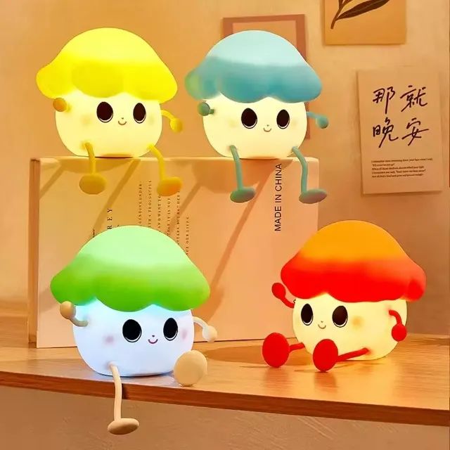 Luminária Led Cogumelo Touch Luz Noturna Cabeceira - Loja Natan Abreu 