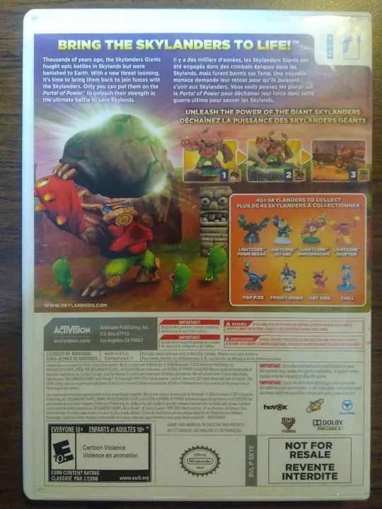 Skylanders Giants - jogo original para Nintendo Wii - favor leia o anúncio - Foto 3