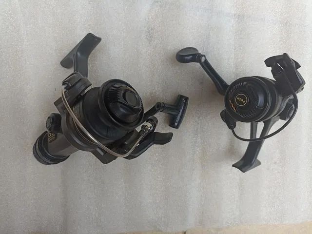 Molinetes Shimano Bass One e Black Magnum, - Foto 3