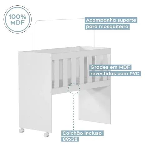 quarto infantil mini berço da tigus  - Foto 3