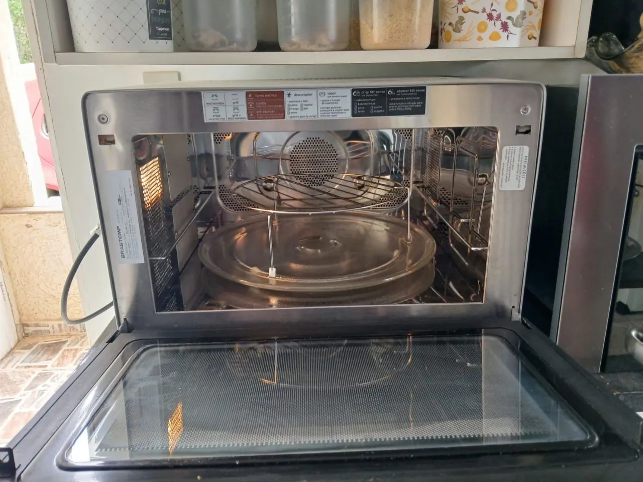 Microondas Brastemp 31 litros inox  - Foto 4