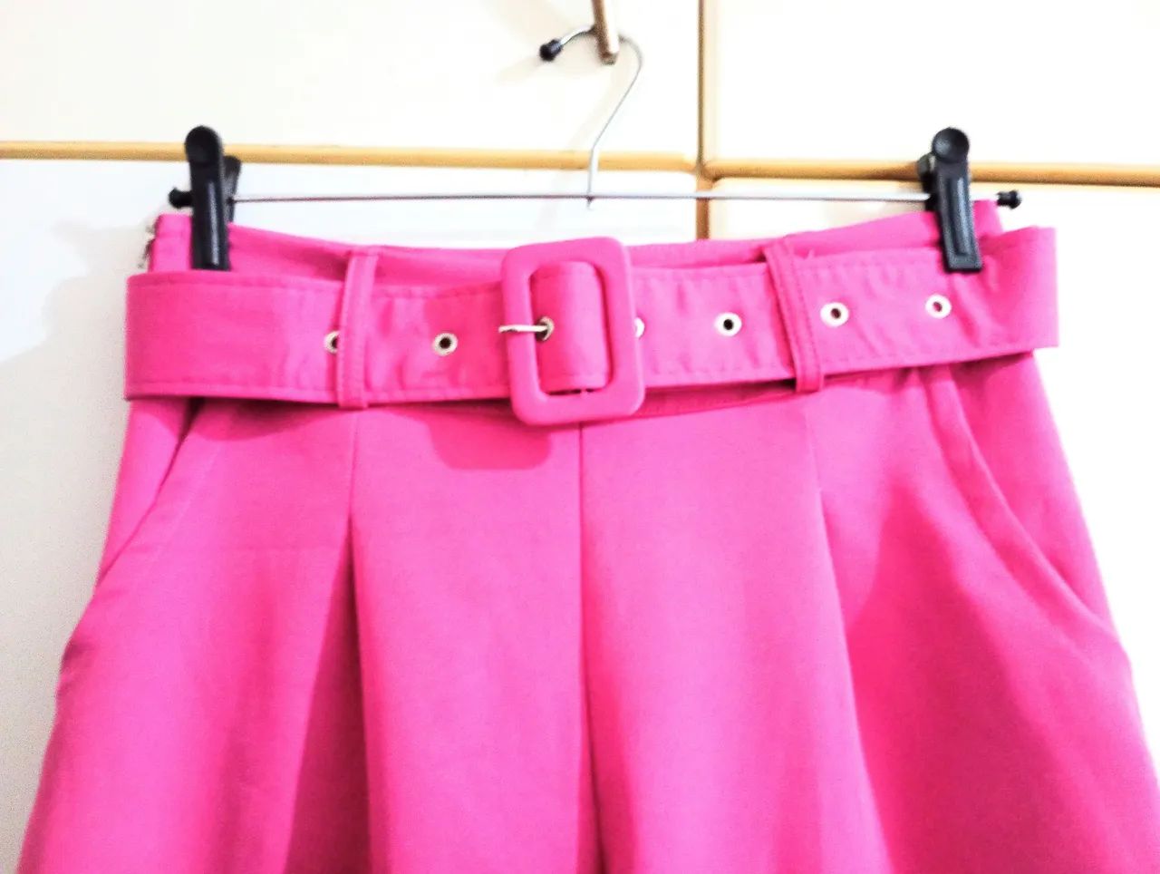 Calça alfaiataria rosa P - Foto 4