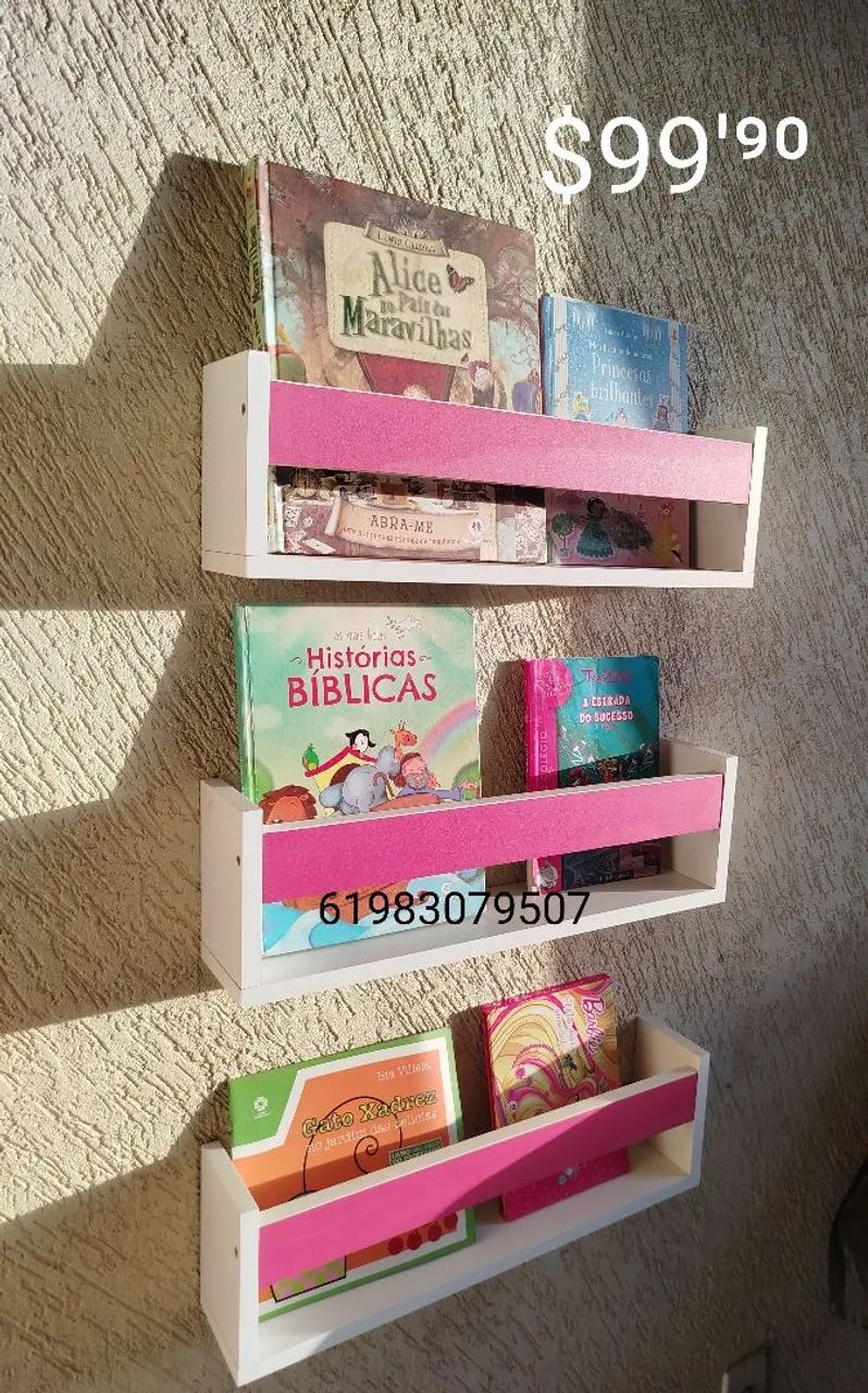 Kit Prateleiras para livros 