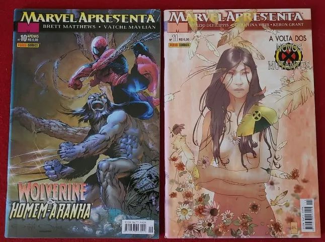 Lote com as edições Marvel Apresenta 10 e 11