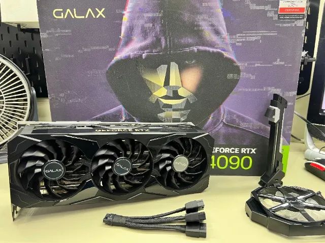 RTX 4090 24GB GALAX SG 1CLICK OC SEMINOVA COMPLETA 1 ANO DE GARANTIA