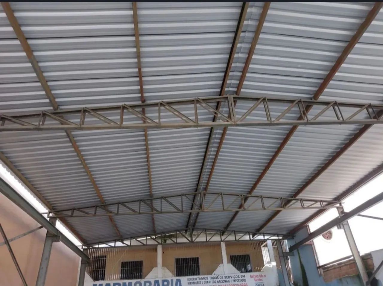 12x20 (240m2)Cobertura Metálica para Galpão/Estabelecimento Comercial