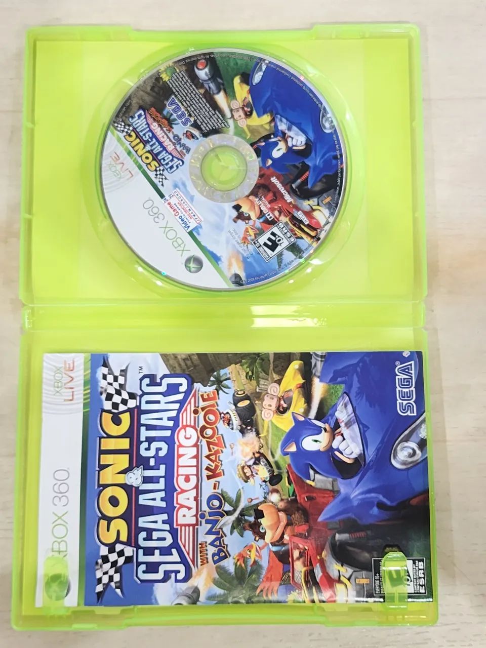 Sonic Sega All-Stars Racing Xbox 360 Jogos de Vídeo Game