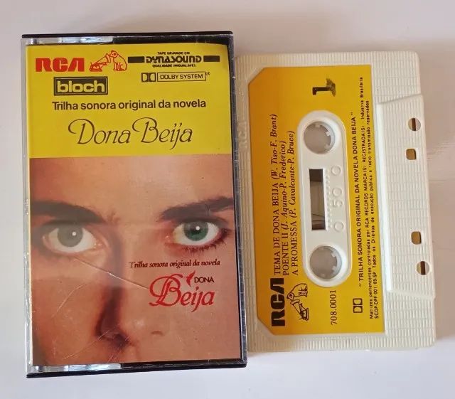 Fita Cassete K7 Trilha Sonora Dona Beija Original