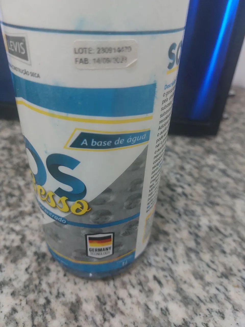 Hidrofugante para gesso 64520798076931121