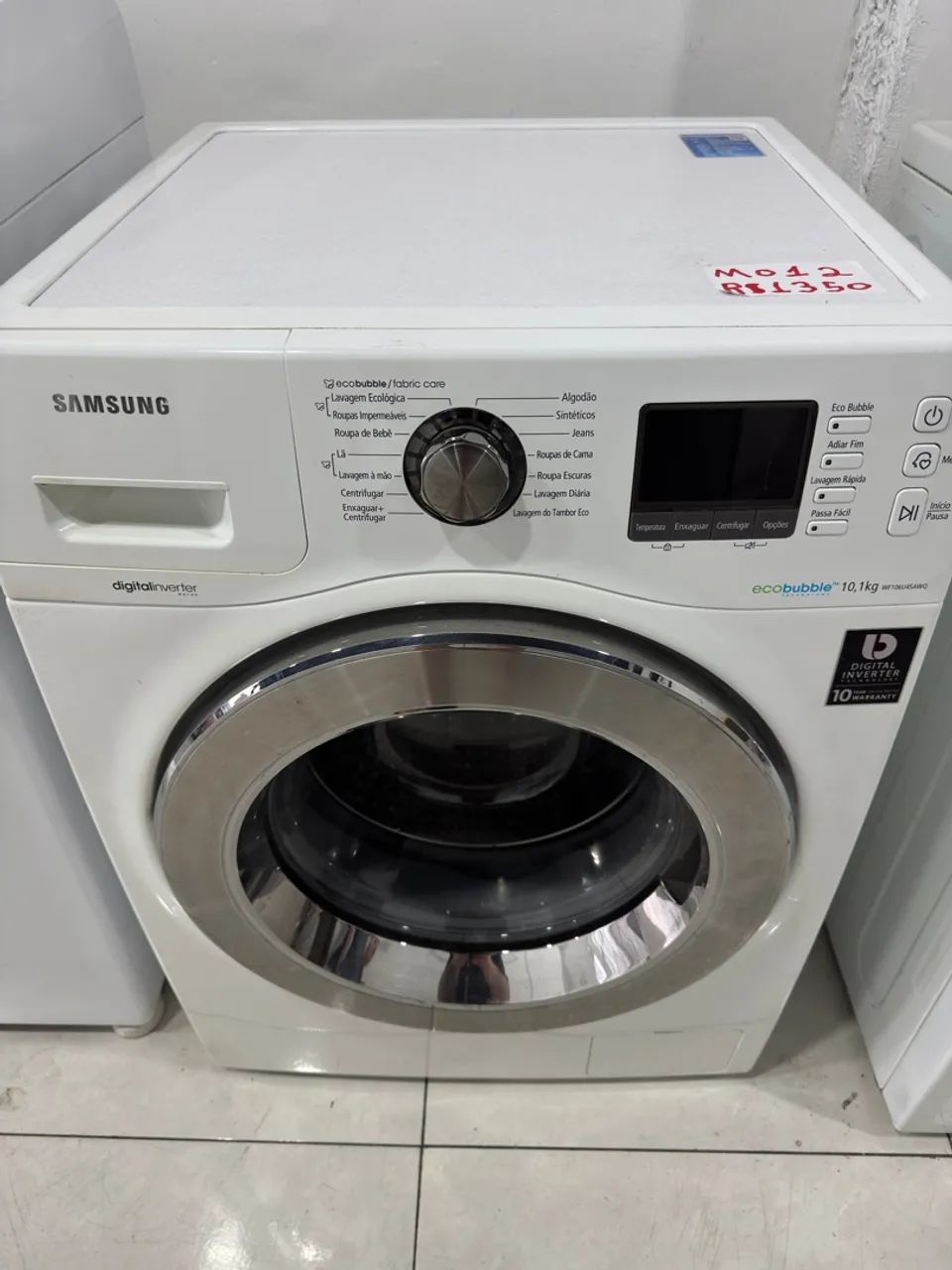 LAVADORA SAMSUNG 10KG ECOBUBBLE 