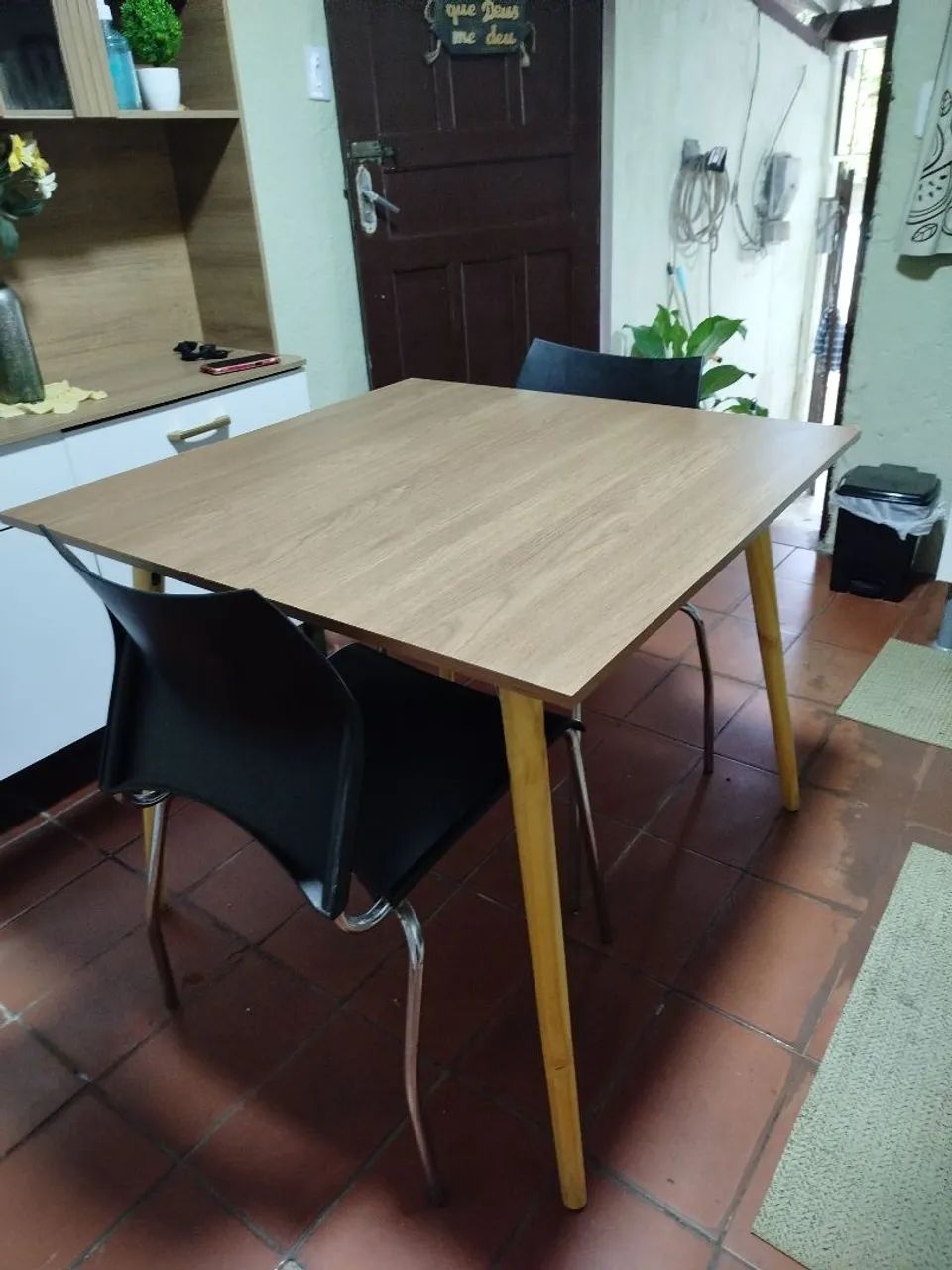 Mesa quadrada pés palito  - Foto 2