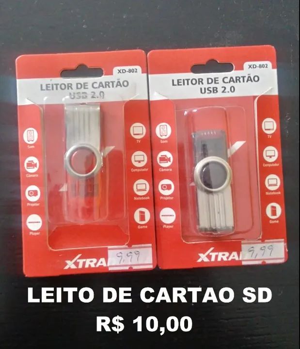 LEITOR DE CARTÃO SD