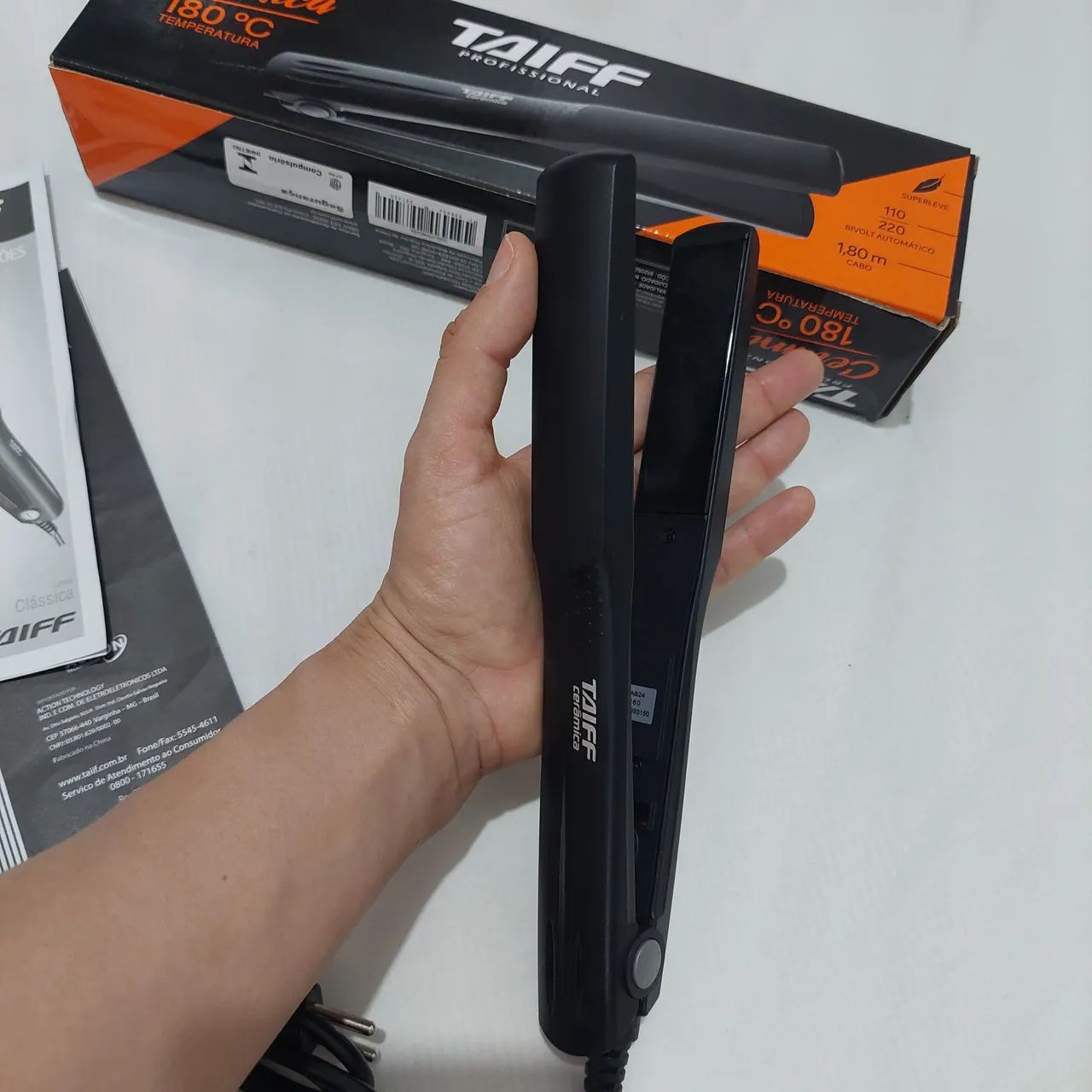 Prancha de Cabelo Taiff Cerâmica 180°C - Foto 3