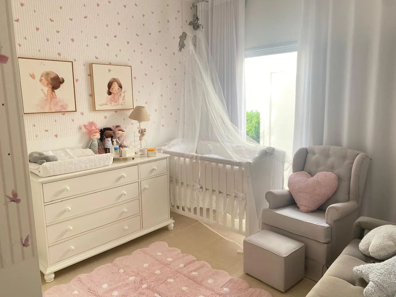 Berço -Cama Provençal madeira maciça - Branco, marca Tulipa Baby  - Foto 3