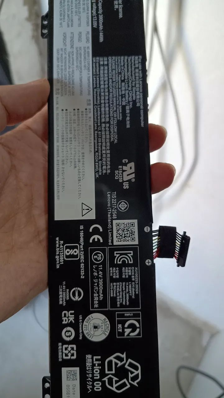 Bateria original Notebook Lenovo Gaming3i - Foto 2
