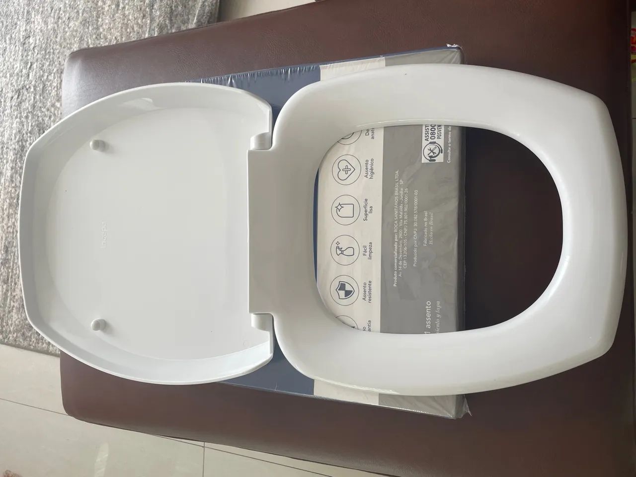 Assento Sanitário PP Thema Plus Incepa - Novo - Foto 3
