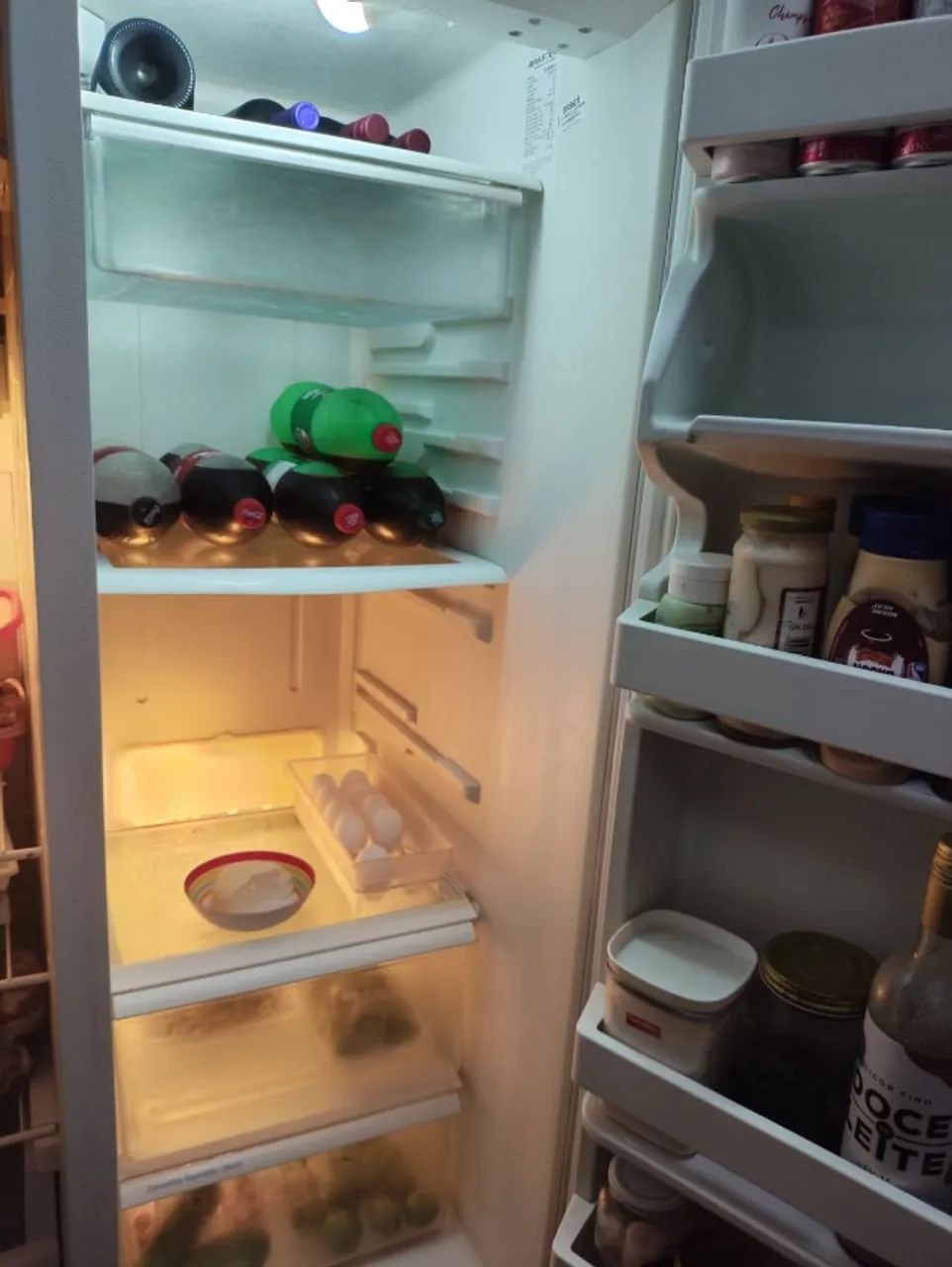 Geladeira Brastemp Side by Side Branca em bom estado - Foto 5