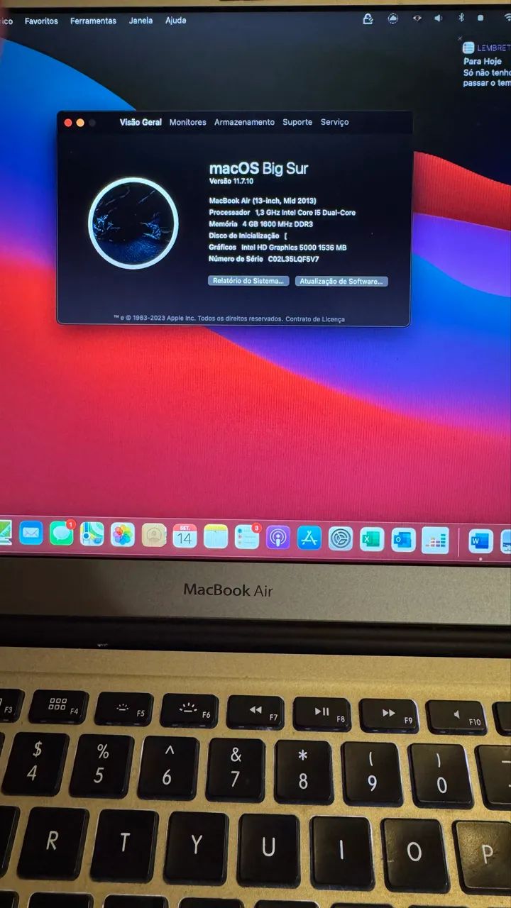 MacBook Air 13? (Mid 2013) - Notebooks - Asa Norte, Brasília