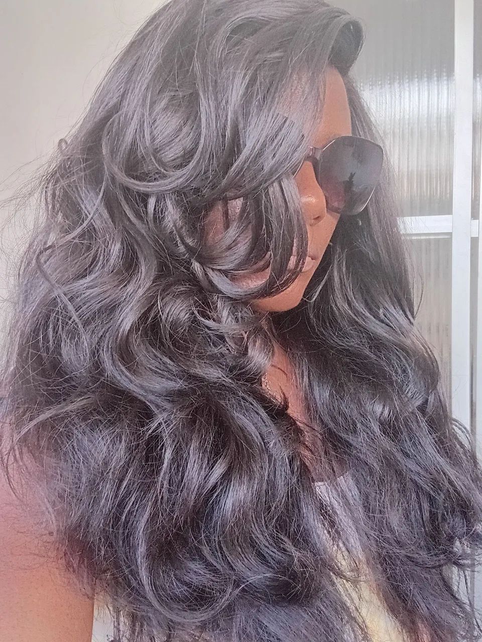 Lace front wig peruca fibra premium