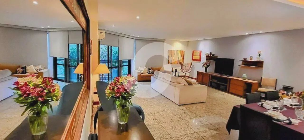 Apartamento com 4 quartos (2 suítes), varanda, lazer, 3 vagas, em Icaraí - Niterói - RJ - Foto 2