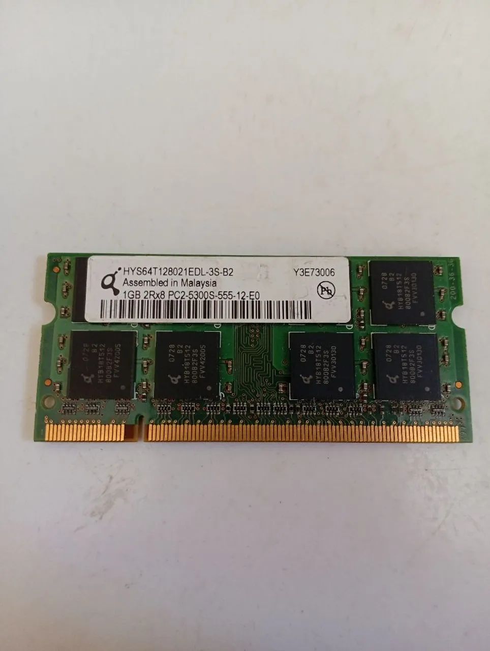 MEMÓRIA ASSEMBLED IN MALAYSIA 1GB 5300S - Foto 3